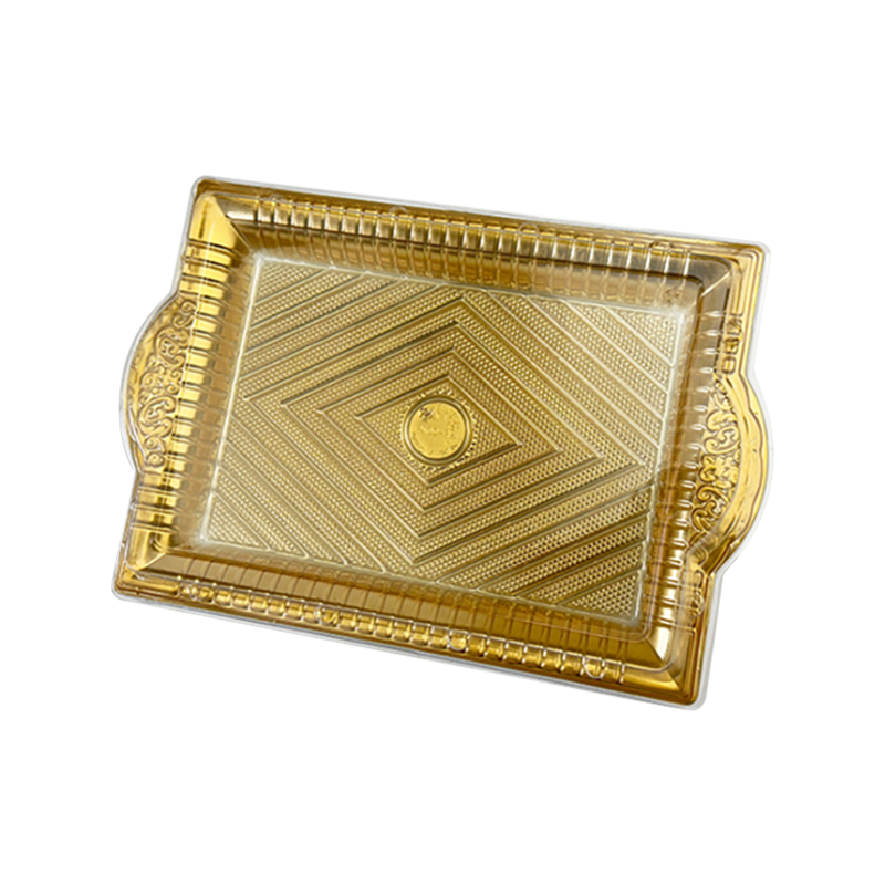 Jednorazový priehľadný podnos na hrubé pečivo