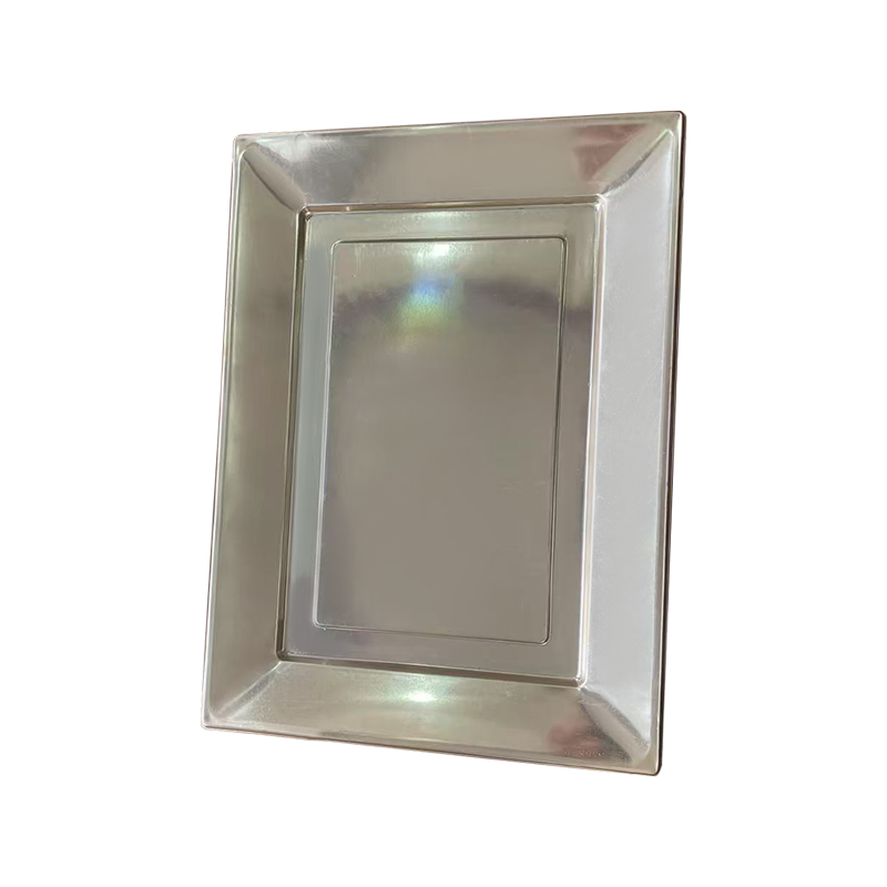 Jednorazový PS strieborný podnos na jedlo