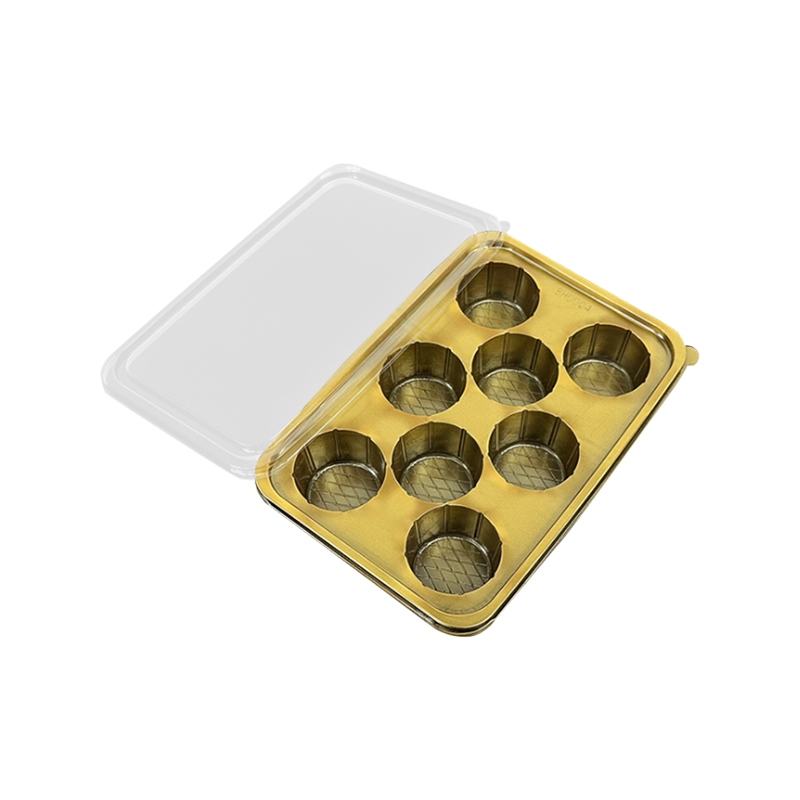 8-dutinový jednorazový plastový obal na pečenie