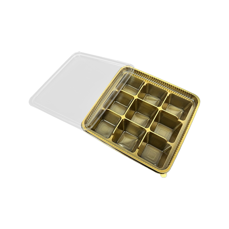 Deväť mriežkový PET blistrový obal