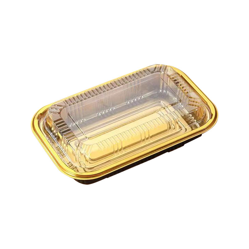 Jednorazový box na balenie šalátových potravín s krytom proti zahmlievaniu