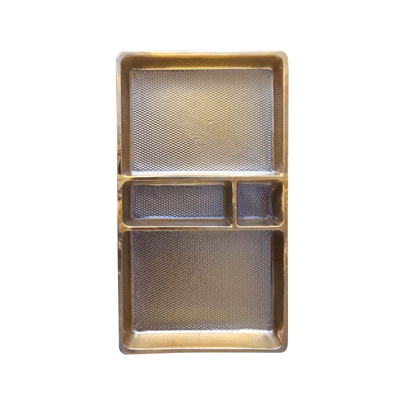 Jednorazový polopriehľadný podnos na balenie cukroviniek