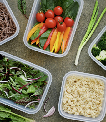 Plastová krabička na ovocné sushi