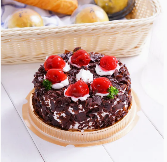 Jednorazová potravinová priehľadná škatuľka na pekárske koláče